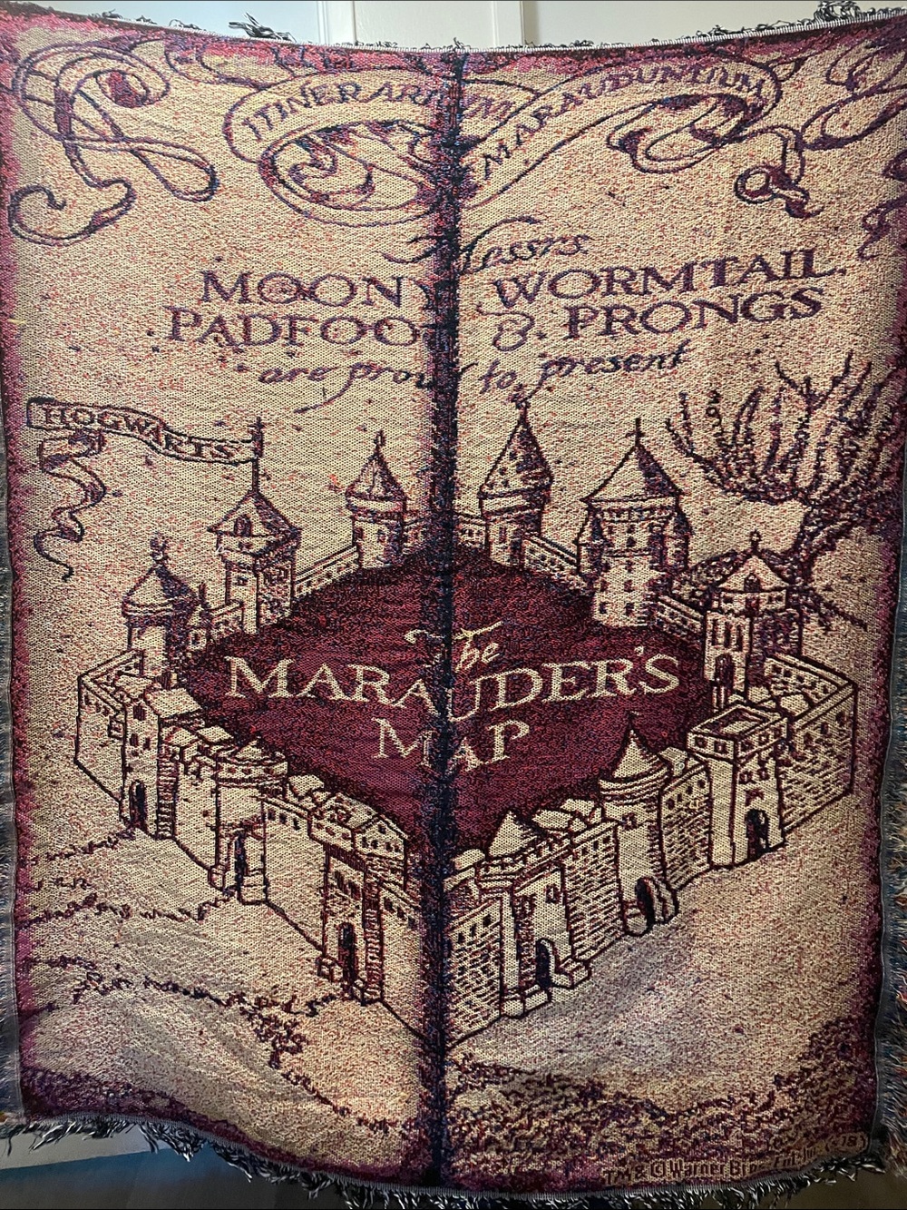 Harry Potter Marauders Blanket